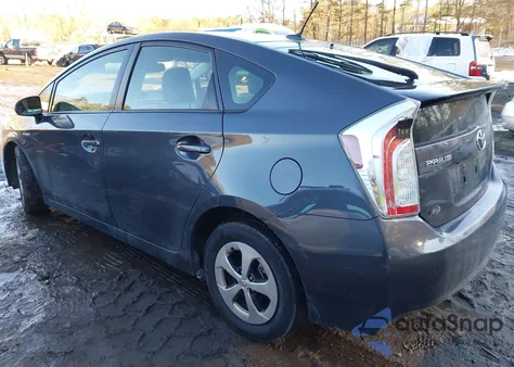 2013 Toyota Prius Four из США, поврежденный, VIN JTDKN3DU2D1625914